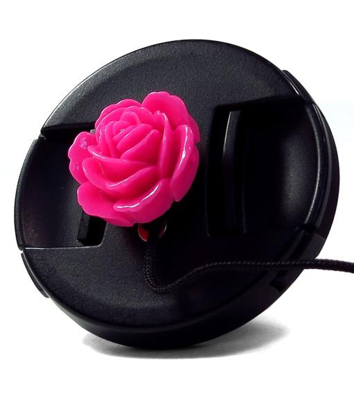 Mod Straps Hot Pink Pop Flower Lens Cap Keeper