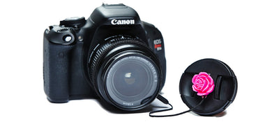 Mod Straps Hot Pink Pop Flower Lens Cap Keeper