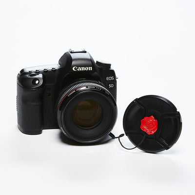 Mod Straps Red Flower Lens Cap Keeper